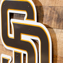 San Diego Padres Layered Metal Wall Art
