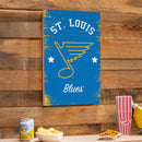 St Louis Blues 2025 Wood Wall Sign, 16x24