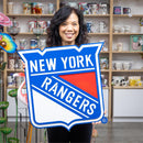 New York Rangers Layered Metal Wall Art
