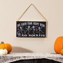 Colorado Rockies Halloween Wood Wall Sign, 6x11