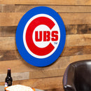 Chicago Cubs Layered Metal Wall Art