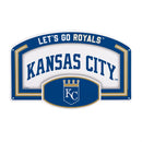 Kansas City Royals USA Embossed Steel Wall Sign, 11" x 17"