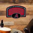 Arizona Diamondbacks USA Embossed Steel Wall Sign, 11" x 17"