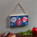 Chicago Cubs Holiday Wood Wall Sign, 6x11