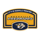 Nashville Predators USA Embossed Steel Wall Sign, 11" x 17"