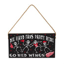 Detroit Red Wings Halloween Wood Wall Sign, 6x11