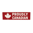 Canada Strong Vintage Wood Mantle Sign, "Proudly Canadian", 18"x5"