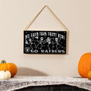 Las Vegas Raiders Halloween Wood Wall Sign, 6x11