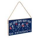 New England Patriots Halloween Wood Wall Sign, 6x11