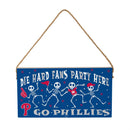 Philadelphia Phillies Halloween Wood Wall Sign, 6x11