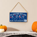 New York Giants Halloween Wood Wall Sign, 6x11