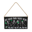 Dallas Stars Halloween Wood Wall Sign, 6x11