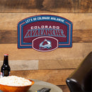 Colorado Avalanche USA Embossed Steel Wall Sign, 11" x 17"