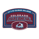 Colorado Avalanche USA Embossed Steel Wall Sign, 11" x 17"