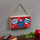 Buffalo Bills Holiday Wood Wall Sign, 6x11