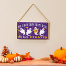 East Carolina University Halloween Wood Wall Sign, 6x11