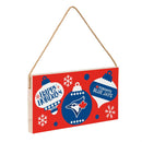 Toronto Blue Jays Holiday Wood Wall Sign, 6x11