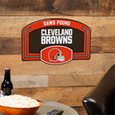 Cleveland Browns USA Embossed Steel Wall Sign, 11" x 17"