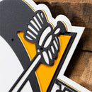 Pittsburgh Penguins Layered Metal Wall Art