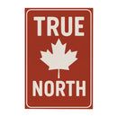 Canada Strong Vintage Indoor Wall Decor, Wood, "True North", 24"x16"
