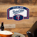 Minnesota Twins USA Embossed Steel Wall Sign, 11" x 17"