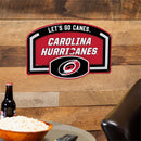 Carolina Hurricanes USA Embossed Steel Wall Sign, 11" x 17"