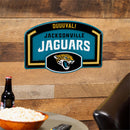 Jacksonville Jaguars USA Embossed Steel Wall Sign, 11" x 17"