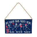 Boston Red Sox Halloween Wood Wall Sign, 6x11