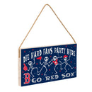 Boston Red Sox Halloween Wood Wall Sign, 6x11