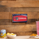 Florida Panthers Stanley Cup 2025 Champions Wood Wall Sign, 6x11