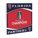 Florida Panthers Stanley Cup 2025 Champions Wood Wall Sign, 12x12