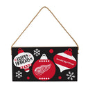 Detroit Red Wings Holiday Wood Wall Sign, 6x11