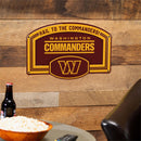 Washington Commanders USA Embossed Steel Wall Sign, 11" x 17"