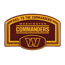 Washington Commanders USA Embossed Steel Wall Sign, 11" x 17"