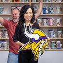 Minnesota Vikings Layered Metal Wall Art