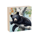 High Country Bear Family Wood Sign Plock, Mama Bear, 6"x6"