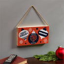 Chicago Bears Holiday Wood Wall Sign, 6x11
