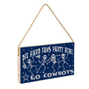 Dallas Cowboys Halloween Wood Wall Sign, 6x11