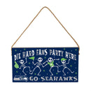 Seattle Seahawks Halloween Wood Wall Sign, 6x11