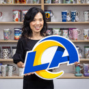 Los Angeles Rams Layered Metal Wall Art