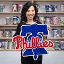 Philadelphia Phillies Layered Metal Wall Art