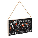 Philadelphia Flyers Halloween Wood Wall Sign, 6x11