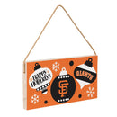 San Francisco Giants Holiday Wood Wall Sign, 6x11