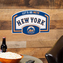 New York Mets USA Embossed Steel Wall Sign, 11" x 17"