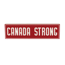 Canada Strong Vintage Wood Mantle Sign, "Canada Strong", 18"x5"