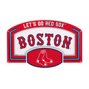 Boston Red Sox USA Embossed Steel Wall Sign, 11" x 17"