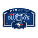 Toronto Blue Jays USA Embossed Steel Wall Sign, 11" x 17"