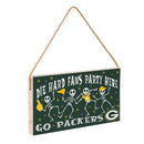 Green Bay Packers Halloween Wood Wall Sign, 6x11