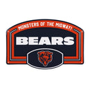 Chicago Bears USA Embossed Steel Wall Sign, 11" x 17"