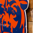 Chicago Bears Layered Metal Wall Art